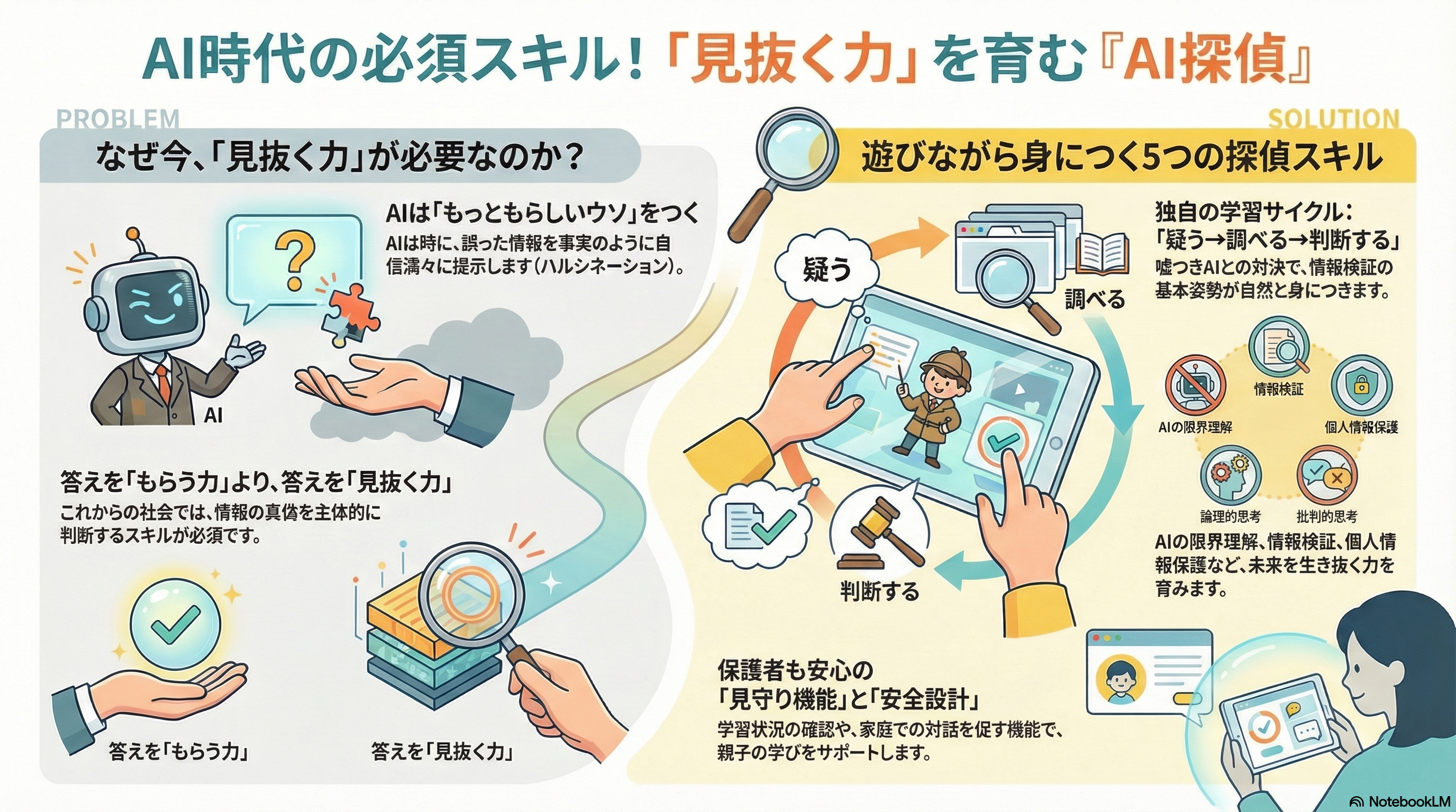 保護者向けインフォグラフィック